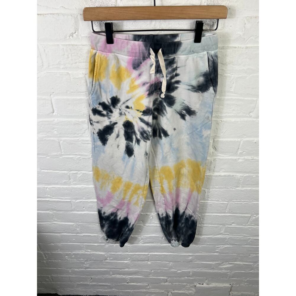 Electric & Rose Women's Tie-Dye Sweatpants Drawstring Waist Multicolor Size S